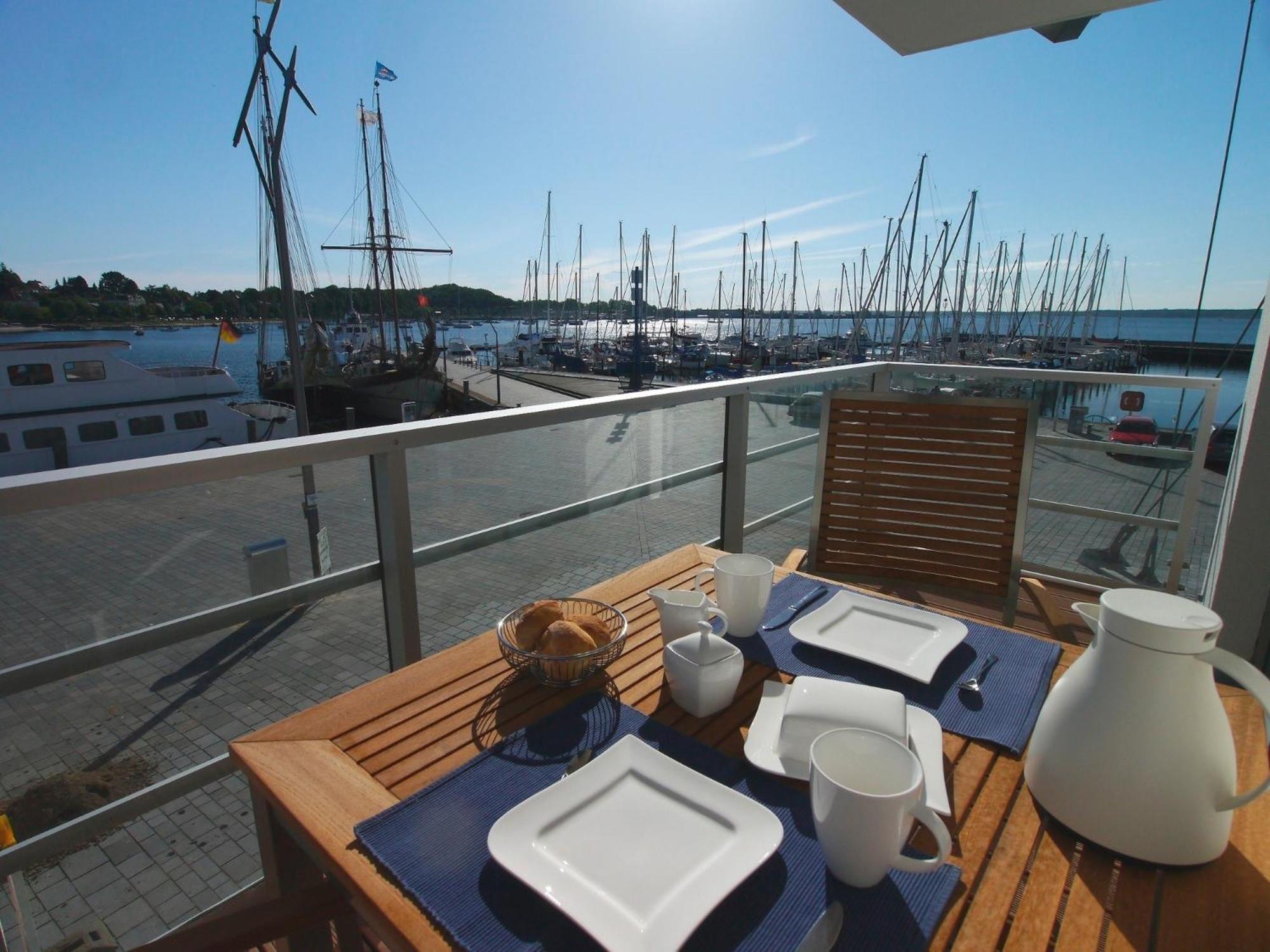 Apartment 10 - "Borbyblick" - Blickrichtung Hafen Und Offene See Eckernförde エクステリア 写真
